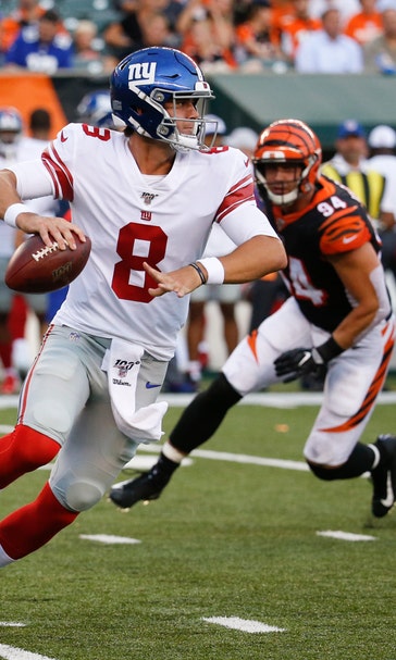 Giants' Daniel Jones getting first start in preseason finale